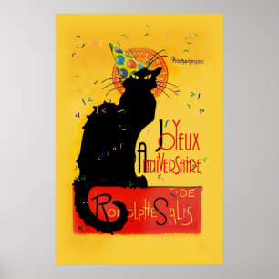 Le Chatta Noir - Joyeux Anniversaire Poster