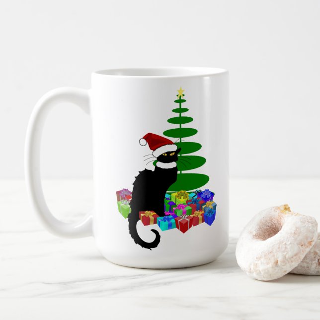 Le Chatta Noir jul Kaffemugg (Med munk)