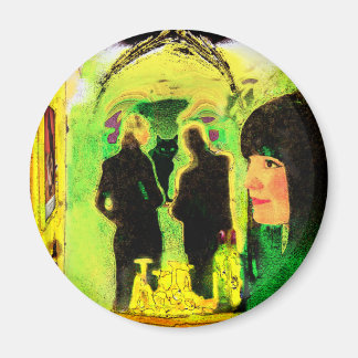 "Le Chatta Noir" Magnet