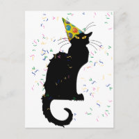 Le Chatta Noir Party Hat Confetti Firande