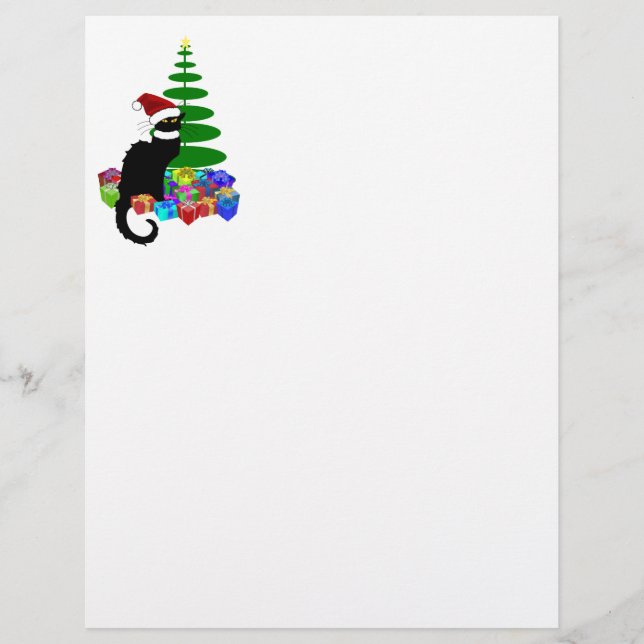 Le Chatta Noir Santa Hat jul (Framsida)