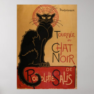 Le chatta Noir - Steinlen Poster