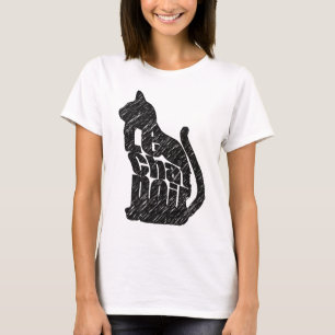Le Chatta Noir T Shirt