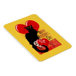 Le Chatta Noir Valentine Day Magnet