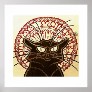 Le Chatta Noir, Vente Hôtel Drouot Poster