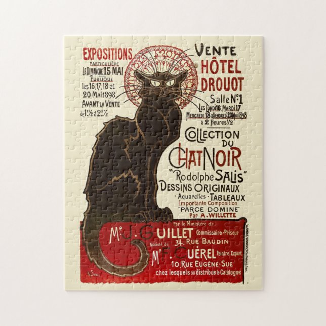 Le Chatta Noir, Vente Hôtel Drouot Pussel (Vertikal)