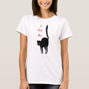 Le Chatta Noir - Vintage Black Cat T Shirt