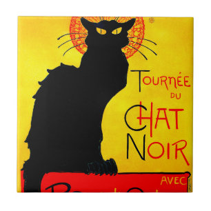 Le Chatta Noir Vintage Kakelplatta