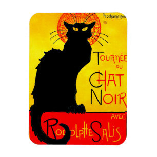Le Chatta Noir Vintage Magnet