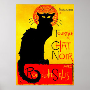 Le Chatta Noir Vintage Poster