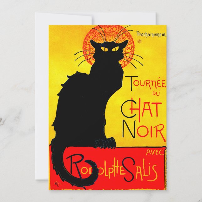 Le Chatta Noir Vintage Spara Datumet (Framsida)