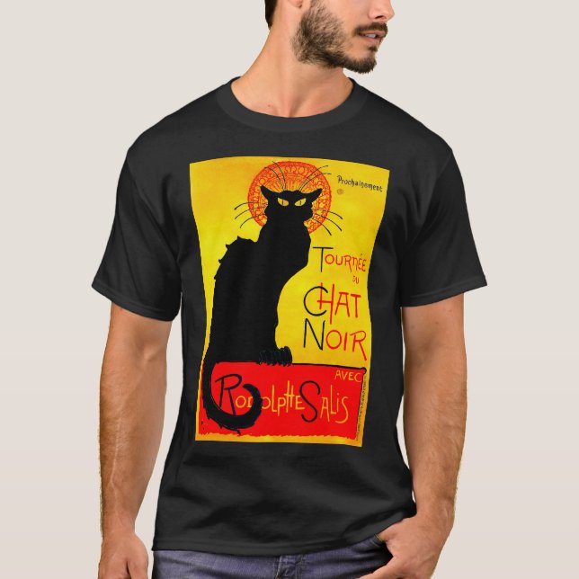 Le Chatta Noir Vintage T Shirt (Framsida)