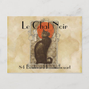 Le Chatta Noir Vykort