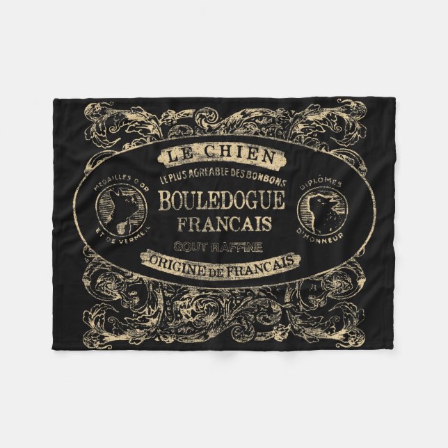 Le Chien Fleecefilt (Framsidan (Horisontell))