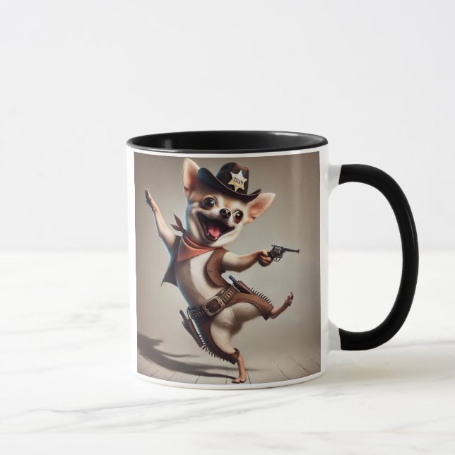 Le Chien Shérif du Far West. Mugg (Höger)