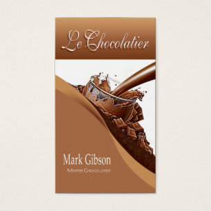 "Le Chocolatier" - gourmet- choklader, sötsaker Visitkort