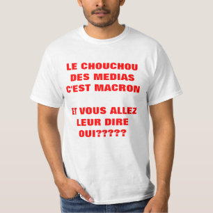 Le Chouchou des MEDIAS Elections Francet-shirt Tröja