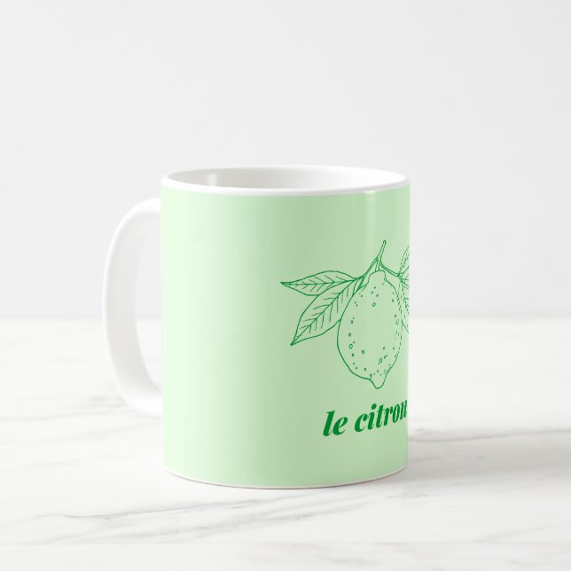 Le citron kaffemugg (Framsida vänster)
