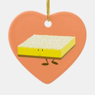 Le citronpubteckenet julgransprydnad keramik