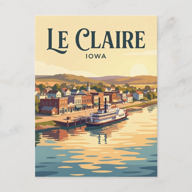 Le Claire USA Vykort (Framsida)