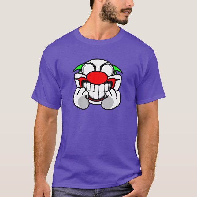 Le clownen (lilor) t-shirt (Framsida)