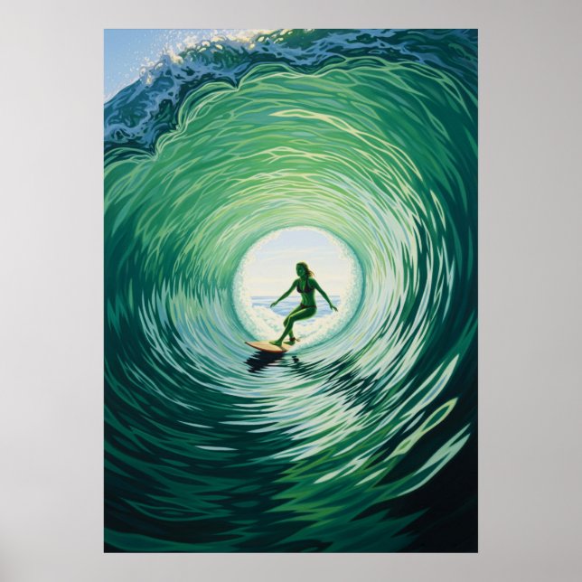 LE COEUR DE LA VAGUE (Wave-hjärtat) Poster (Framsidan)