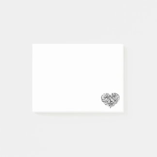 Le Coeur Noir Post-it Block