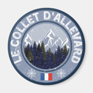 Le Collet D'Allevard Station Ski Magnet