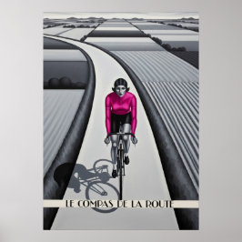 LE COMPAS DE LA ROUTE (Vägens kompass) Poster