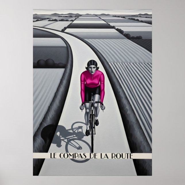 LE COMPAS DE LA ROUTE (Vägens kompass) Poster (Framsidan)