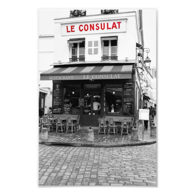 Le Consulat Cafe Montmartre Paris - Fototryck (Framsidan)