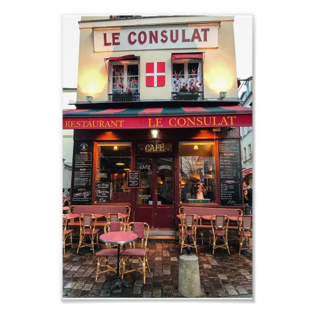 Le Consulat Montmartre Paris - Fototryck (Framsidan)