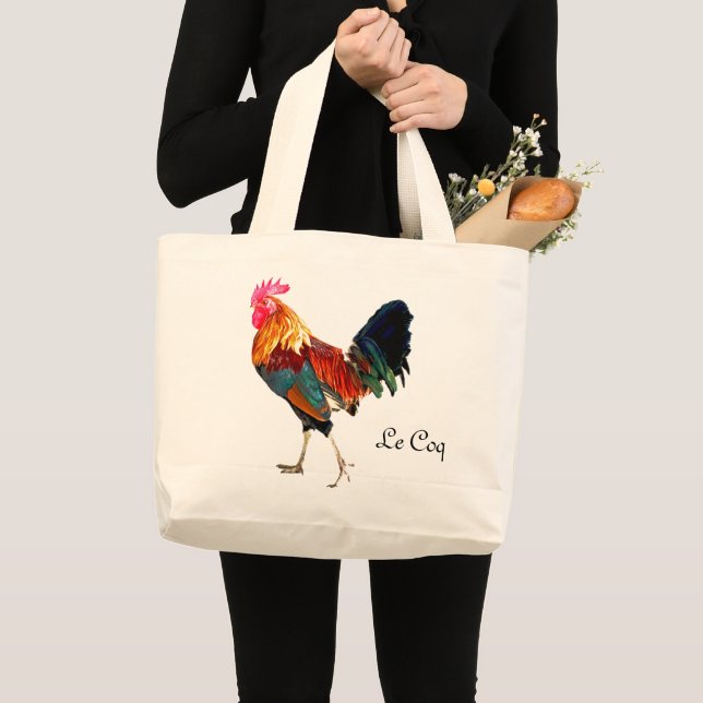 Le Coq Tote Bag Jumbo Tygkasse (Framsida (produkt))