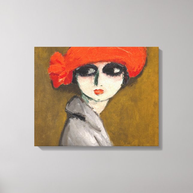 Le Coquelicot (Maj Poppy) från Kees Van Dongen Canvastryck (Framsida)