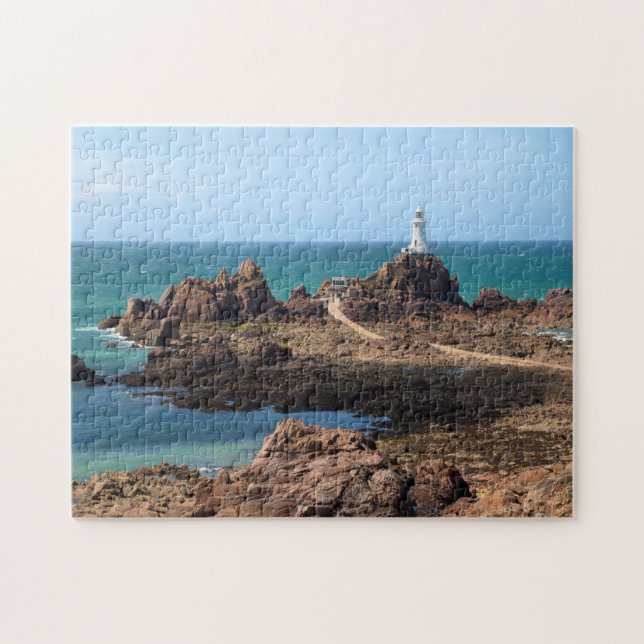 Le Corbiere Lighthouse, Jersey Pussel (Horisontell)