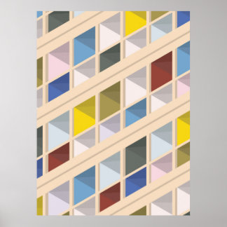 Le Corbusier - Cité radieuse 5 Poster