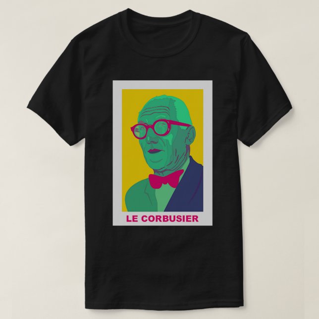 Le Corbusier Den moderna designens mästerskap T Shirt (Design framsida)