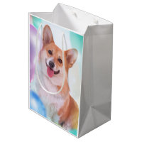Le corgien med ballonger