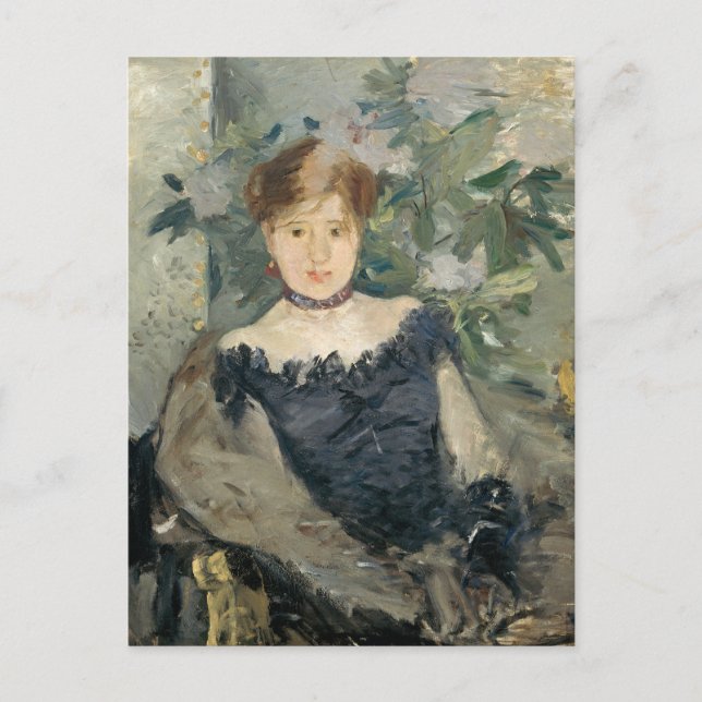 Le Corsage Noir | Berthe Morisot Vykort (Framsida)