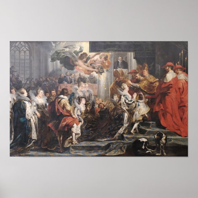 Le Couronnement de Marie de Médicis Poster (Framsidan)