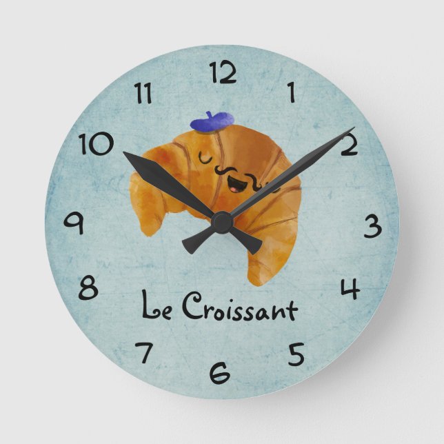 Le Croissant Rund Klocka (Framsida)