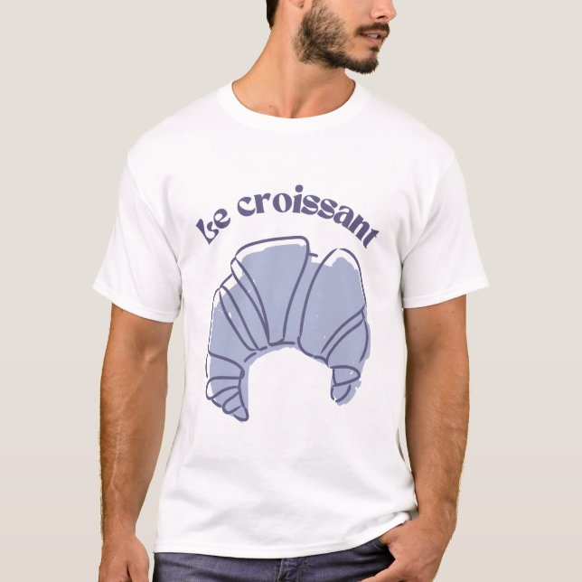 Le croissant t shirt (Framsida)