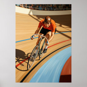 LE CYCLISTE DU VÉLODROME (Velodrome Cyclist) Poster