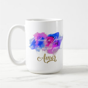 Le dare en Jehova lo mejor por kärlek Kaffemugg