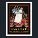 Le Daure 1924 Art Deco Poster av Lotti<br><div class="desc">Färgfull Art Deco-reklam poster för Le Daure. ca 1924 12 x 16</div>