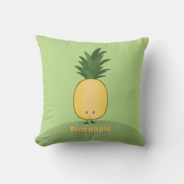 Le dekorativ kudde för ananas | (Framsida)