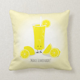 Le dekorativ kudde för Lemonadeexponeringsglas |