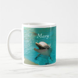 Le delfinen kaffemugg