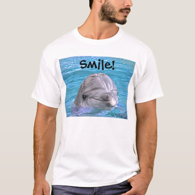 Le delfinen - leende! t-shirt (Framsida)