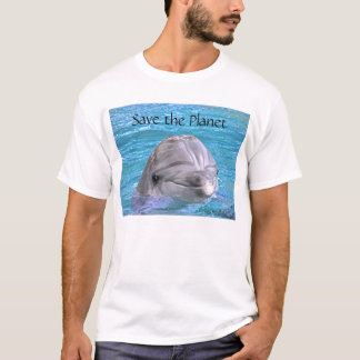 Le delfinen - räddade planeten t shirt